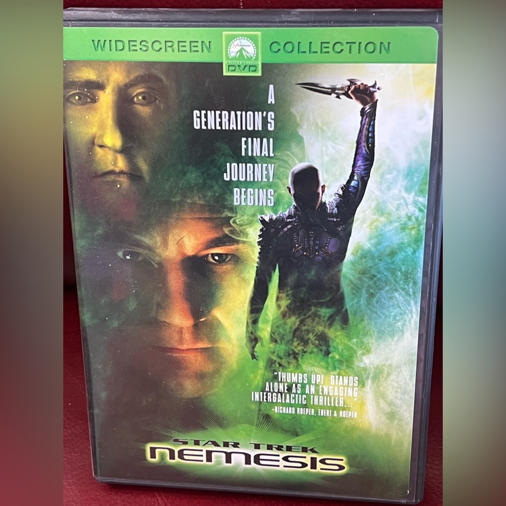 Star Trek Nemesis DVD Widescreen Collection A Generations Final Journey‎ EUC